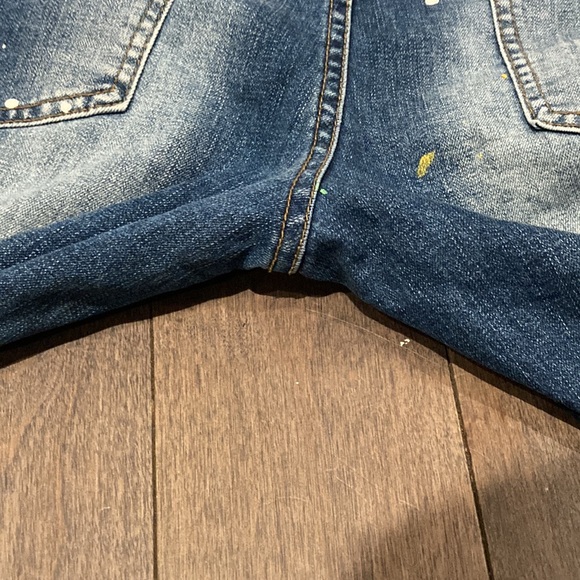 DSQUARED patchwork Kenny jeans, size 50 Italian - Picture 12 of 13